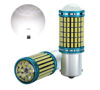 OBOLED 1156 P21W LED Lampadine 144SMD 382 BA15S 7506 Singolo Contatto A Baionetta per Auto LED Retromarcia Posteriori Parcheggio Fendinebbia DRL Marcia Diurna Luce 6500K Bianca 2 Pezzi