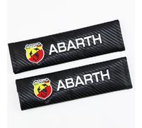 OBONG 2 Pezzi Auto Imbottiture Cinture di Sicurezza Spallina Compatibile con per Fiat Abarth 595 Abarth 500 Abarth 124 Spider Copricintura Sicurezza Interni Accessori,B