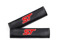 OBONG 2 Pezzi Auto Imbottiture Cinture di Sicurezza Spallina Compatibile con per Ford ST Line Focus X 2 3 Mondeo Fiesta Kuga MK2 MK3 MK4 Copricintura Sicurezza Interni Accessori,B