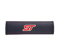 OBONG 2 Pezzi Auto Imbottiture Cinture di Sicurezza Spallina Compatibile con per Ford ST Line Focus X 2 3 Mondeo Fiesta Kuga MK2 MK3 MK4 Copricintura Sicurezza Interni Accessori,A