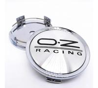 OBong 4 Pezzi Auto Coprimozzo Coprimozzi Centrale Compatibile con per OZ 75mm Ruota Accessori,D-75mm