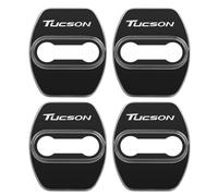 OBONG 4 Pezzi Copertura della Serratura della Portiera dell Auto Inossidabile Compatibile con per Hyundai Tucson Serratura della Portiera Coperture Protettive,B