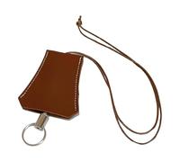 Obotsnoi 1 collana con supporto in pelle con custodia per occhiali e catena di trazione accessorio in pelle con custodia per occhiali sospesa e accessorio a catena, One Size, come descritto, come