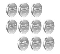 Obotsnoi 10/5 batterie a bottone CR2450 ad alta potenza 3 V per elettronica, giocattoli e telecomandi, orologi, a prova di perdite