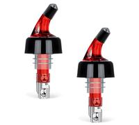 Obotsnoi 2pcs Professionale 30ml Misurato Automatico Bottiglia Versare Vino Beccuccio Liquore Dispenser Bevande Versare Accessori Acciaio Inox Bottiglia Versatore