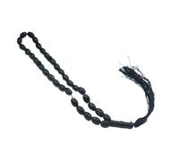 Obotsnoi 33 fili di perline ovali versatili per preghiera musulmana, lisce e delicate sulla pelle, per la creazione di gioielli e la decorazione della casa, perline Muzannu in acrilico