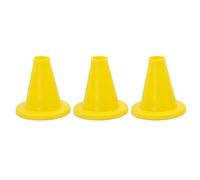 Obotsnoi 3Pcs Ad Alta Visibilità Cricket Pratica Coni Leggero Portatile Colpire Tees Pratiche Stand Attrezzatura di Formazione Per Battere Pratica