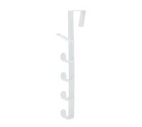 Obotsnoi 6 Sezione Adesivo Heavy Duty 6 Segmenti Gancio Multifunzionale Asciugamano Gancio Porta Indietro Organizzatori per Uso Bagno Heavy Duty Porta Asciugamano Gancio