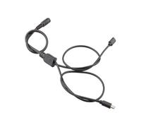 Obotsnoi Adattatore di alimentazione amichevole da viaggio DC5521 al cavo splitter del connettore maschio di tipo C per l'elettronica domestica dell'ufficio di ricarica del convertitore di USB C