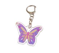 Obotsnoi Anelli decorativi a forma di farfalla per chiavi automobilistiche, ornamenti per borse, accessori per la decorazione della custodia del telefono, accessorio per, Stile 5, Taglia unica