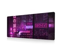 Obotsnoi Anime Gaming Pad City Extended Large Desk Mat Big Pad Base in gomma antiscivolo Cucito Bordo Lungo Scrivania Gaming