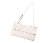 Obotsnoi Borsa moderna sotto le ascelle dal design vintage in morbida pelle PU leggera con tasche interne multiple piccole borse di lusso, Beige, One Size