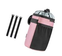 Obotsnoi Borsa universale per bottiglie da ciclismo per sport, contenitore per bevande, organizer per manubrio della bicicletta, borsa per manubrio di biciclette