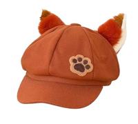 Obotsnoi Caldo cappello anime con orecchie lunghe per le donne inverno Cosplay eventi accessori cappello ottagonale