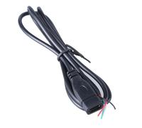 Obotsnoi Cavo di alimentazione USB femmina cavo di ricarica connettore 4 pin USB riparazione cavo di saldatura tipo filo 25 cm 1 m 2 m