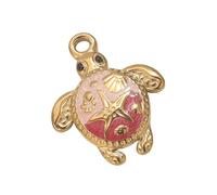 Obotsnoi Ciondolo a forma di tartaruga ispirato agli oceanici per collana, accessori fatti a mano, simbolismo, tartarughe, Misura unica, come descritto, come descritto