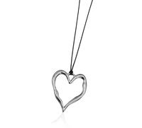 Obotsnoi Collana con ciondolo a forma di cuore che cattura l'attenzione, gioielli versatili adatti per più occasioni Collana d'amore esagerata alla moda, One Size, come descritto, come descritto