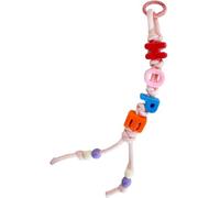 Obotsnoi Colorful Lettera Bead Bag Charm Design Individualizzato Borsa Pendente Appeso Per Dichiarazione Alla Moda Alla Moda E Stili Unici Lettera Colorata Bead Portachiavi