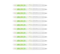 Obotsnoi Confezione da 12 penne con inchiostro gel, ad asciugatura rapida, punta da 0,5 mm, set di penne a sfera con inchiostro liquido, per una scrittura fluida con pulsante a pressione