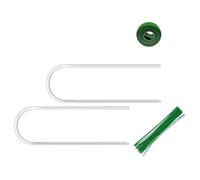 Obotsnoi Confezione da 2 robuste piante in metallo a forma di U per la crescita della vite da giardino con tralicci in metallo