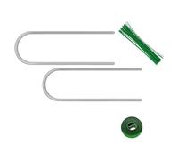 Obotsnoi Confezione da 2 robuste piante in metallo a forma di U per la crescita della vite da giardino con tralicci in metallo