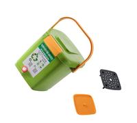 Obotsnoi Contenitore per compostaggio da esterno di grande capacità, progettato per detriti da cortile e rifiuti alimentari, minimizzando la frequenza di manipolazione dei rifiuti organici, comprese