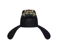 Obotsnoi Costume storico cappello unisex in tessuto non tessuto antico cappello ufficiale per feste a tema celebrazione eventi culturali cappello tradizionale cinese