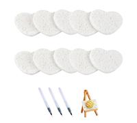 Obotsnoi Creativo Bubble Drawing Kit 10 Spugna Tela 3 Penne Attivato Acqua Puff Texture Progetto Artistico Per Bambini E Adulti Puff Popcorn Fornitura di Arte