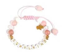 Obotsnoi Creativo Lettera Bead Con/senza Ciondolo Dettaglio Acrilico Design Wristlet Per Adolescenti Accessori Quotidiani Confortevole Ragazze Wristlet, Misura unica, come descritto