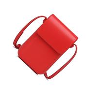 Obotsnoi Donne Uomo Cellulare Borsa a Tracolla Verticale Messaggeri Sacchetto Del Telefono Sacchetti Del Telefono Cuoio DELL'UNITÀ di elaborazione Crossbody Tutti i giorni Per Le Donne Quot, Rosso