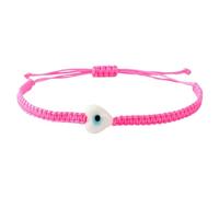 Obotsnoi Elegante braccialetto intrecciato con simbolo dell'occhio spirituale, versatile, gioielli per abiti quotidiani con perline, Misura unica, come descritto