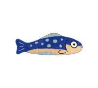 Obotsnoi Elegante tappeto di floccaggio a tema pesce morbido per la decorazione della camera da letto e lo spazio di gioco a forma