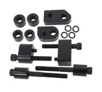 Obotsnoi Estensore distanziatore in alluminio per pedane con semplice processo di montaggio che garantisce comfort di guida distanziatori estensori neri