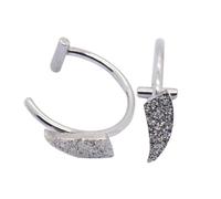 Obotsnoi Fang Styles Lip Clip Gioielli Acciaio Inox Opaco Body Jewelry Facile Applicazione Sicuro Per Pelle Sensibile Vampiri Lip Clip