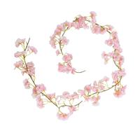 Obotsnoi Fiore rampicante flessibile da 180 cm per decorazione da parete camera da letto lungo 1,8 m fiore artificiale appeso ornamento festa parete giardino decorazione