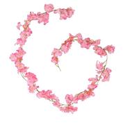 Obotsnoi Fiore rampicante flessibile da 180 cm per decorazione da parete camera da letto lungo 1,8 m fiore artificiale appeso ornamento festa parete giardino decorazione