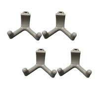 Obotsnoi Gancio multiuso rinforzato antiscivolo con presa migliorata per una sospensione sicura degli attrezzi efficienti accessori per l'organizzazione del garage gancio antiscivolo