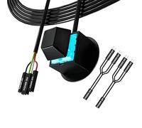 Obotsnoi Il cavo esterno ABS del pulsante di accensione del computer installa rapidamente la progettazione per il controllo da tavolo senza sforzo Pulsante di accensione di facile accesso