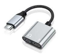 Obotsnoi Il convertitore leggero a doppia funzione da tipo C a 3,5 mm per cuffie migliora la durata per il collegamento del dispositivo Adattatore di ricarica USB C
