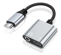 Obotsnoi Il convertitore leggero a doppia funzione da tipo C a 3,5 mm per cuffie migliora la durata per il collegamento del dispositivo Adattatore di ricarica USB C