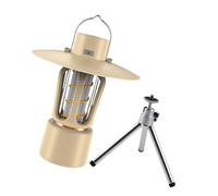 Obotsnoi Lampada LED versatile per esterni con batteria da 2000 mAh e livelli di luce regolabili per uso di riserva, luce per tenda sospesa