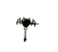 Obotsnoi Regolabile Vintage Hollow Cuore Con CZ Pietre Misterioso Demoniaco Design Per Le Donne Regalo Kiriste Gioielli Romance Vintage Ispirato Finger Jewelry