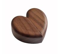 Obotsnoi Scatola fatta a mano con chiusura a forma di cuore compatta per proposta di gioielli a forma di cuore