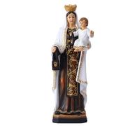 Obotsnoi Scultura senza tempo madre e bambino in resina display desktop statua madre per controsoffitti natalizi scaffali resina figura vergine maria