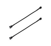Obotsnoi Set di 2 cavi di prolunga per ventola del computer, 4 pin, lunghezza 26 cm, per migliorare i flussi d'aria e la riduzione del rumore, doppi cavi di prolunga per ventola PWM