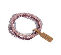 Obotsnoi Set di 4 pezzi in vetro iridescente, gioielli che cambiano colore, leggeri, accessori alla moda per le donne iridescenti, set di vetro, Misura unica, come descritto