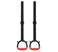 Obotsnoi Set di anelli da ginnastica con cinghia regolabile per fitness pull up palestra a casa attrezzature per allenamento di forza Indoor Pull Up anelli