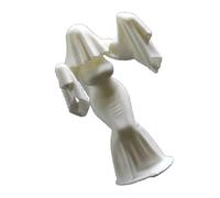 Obotsnoi Spectre Girl Scultura Abito Bianco Statua Desktop Display Figurine Decorazione di Halloween Opera d'arte Spettro Mistico Ragazza Espositore Scaffale