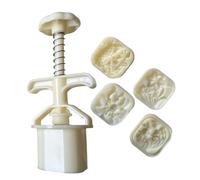 Obotsnoi Stampo a pressione manuale per torte lunari in ABS unico tradizionale cinese pasticceria cottura dessert bakeware cucina accessorio da forno