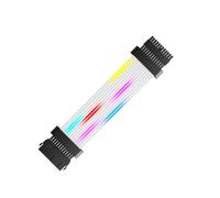Obotsnoi Strisce luminose decorative ARGB 24Pin GPU Power Extension Cable Lighting Control Durability ARGB per PC costruisce il cavo